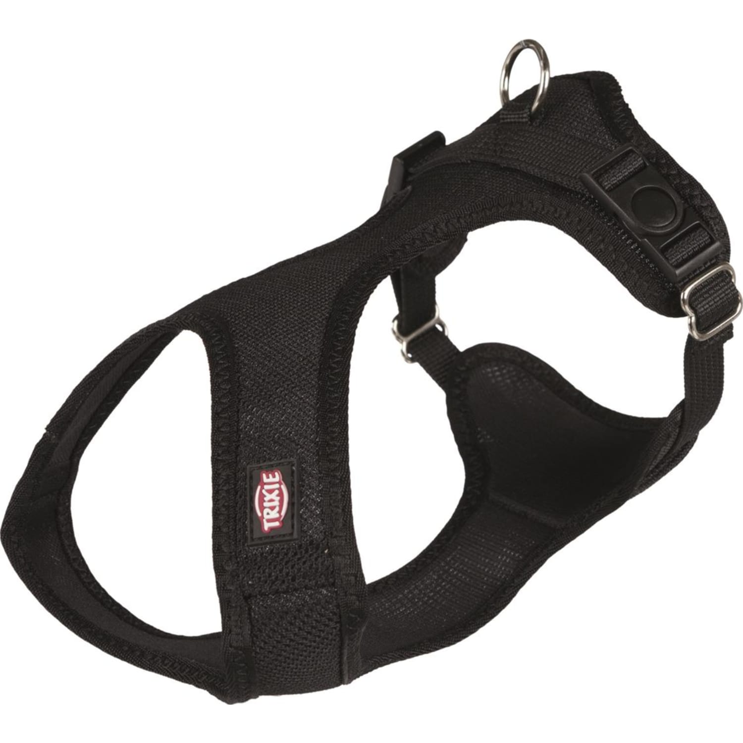 Hundesele Soft 20 mm S/M 35–60 cm Sort
