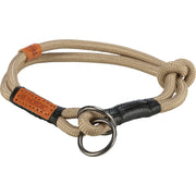 Halsbånd Be nordic nylon halvstrup 35 cm 6 mm (S) Sand/Sort