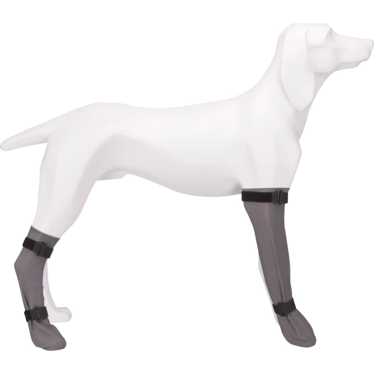 Hundesokk silikon grå 35 cm 8 cm (M)