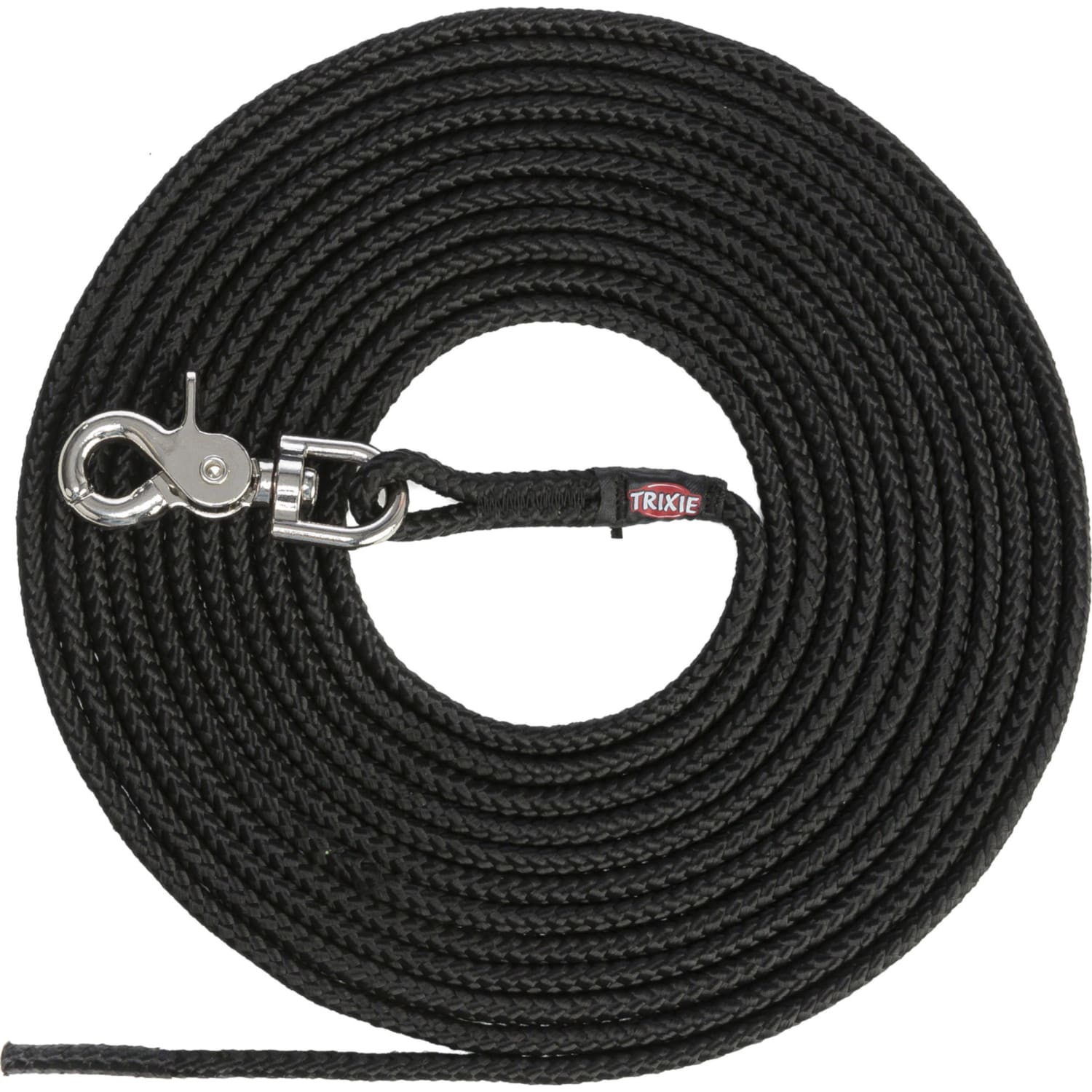 Trixie sporline seiltau 6 mm 15 m Sort