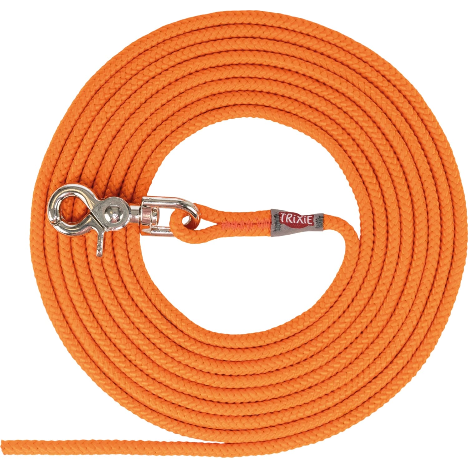 Trixie sporline nylon 6 mm oransje 10 m