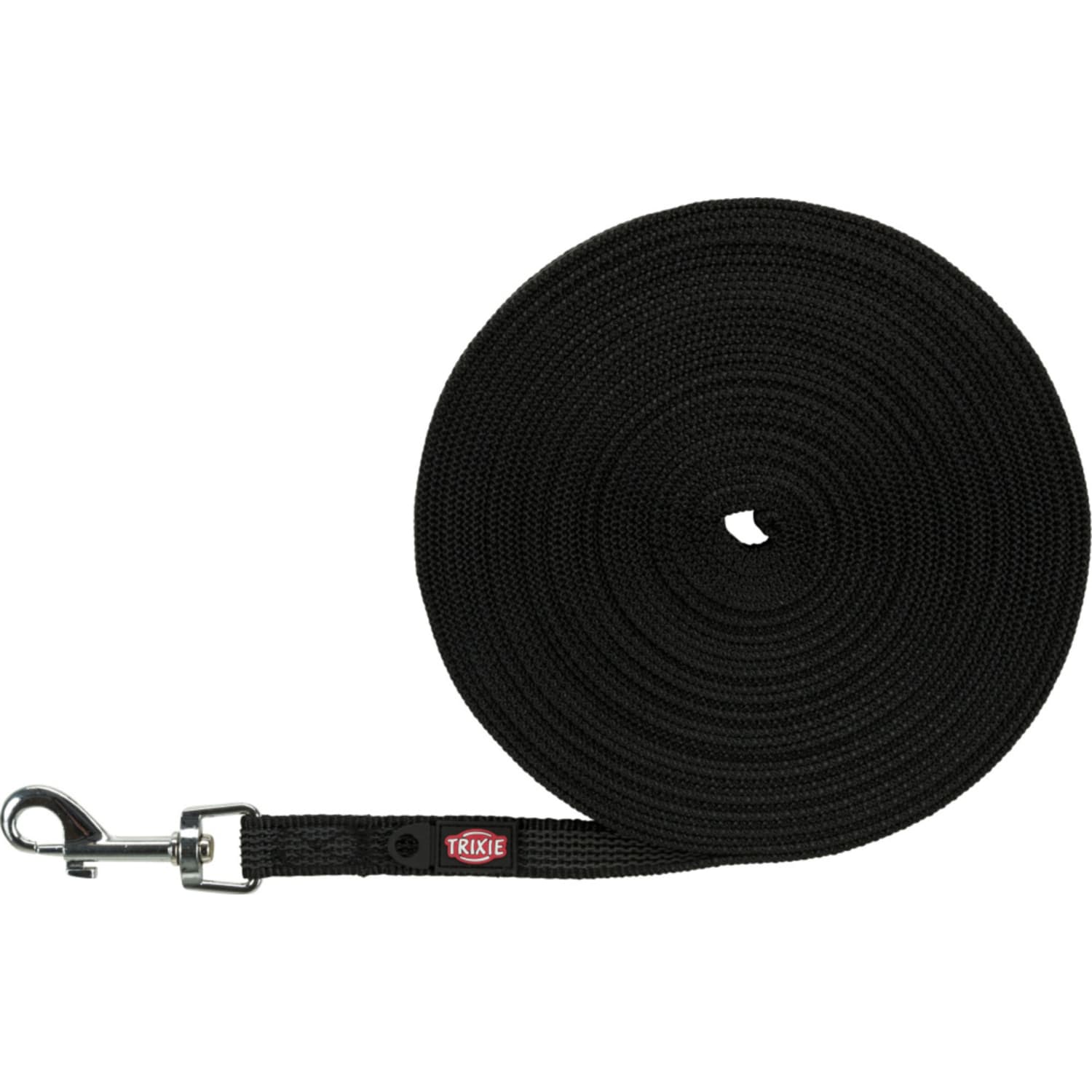 Trixie sporline gummiert 15 mm 10 m Sort