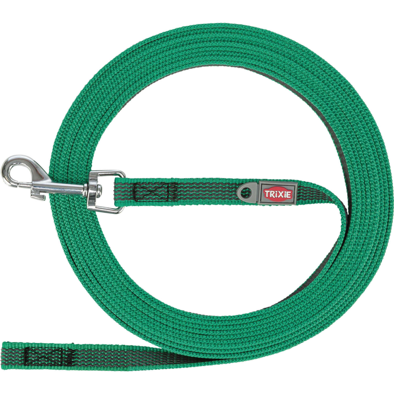 Trixie sporline gummiert 15 mm 5 m Grønn