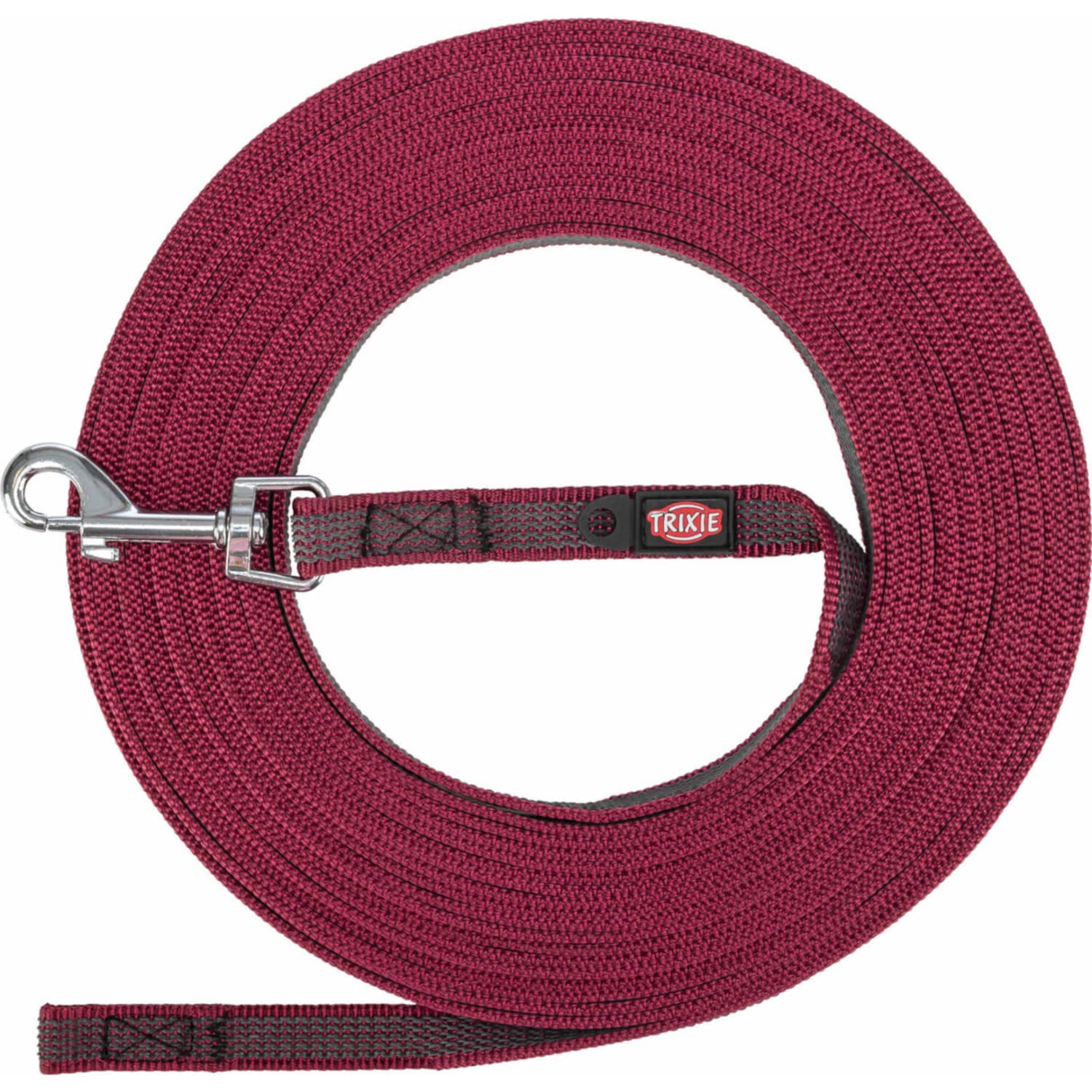 Trixie sporline gummiert 15 mm 15 m Sangria