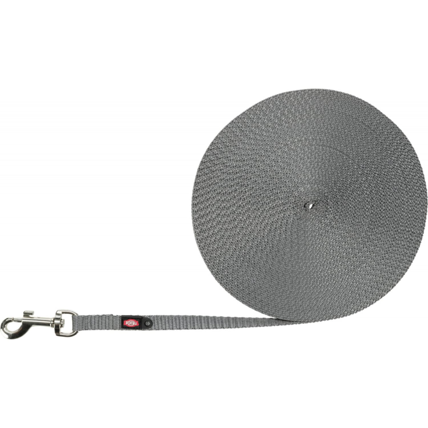 Trixie kobbel Tracking Leash ekstra-lett vekt 10 mm 15 m Grafitt