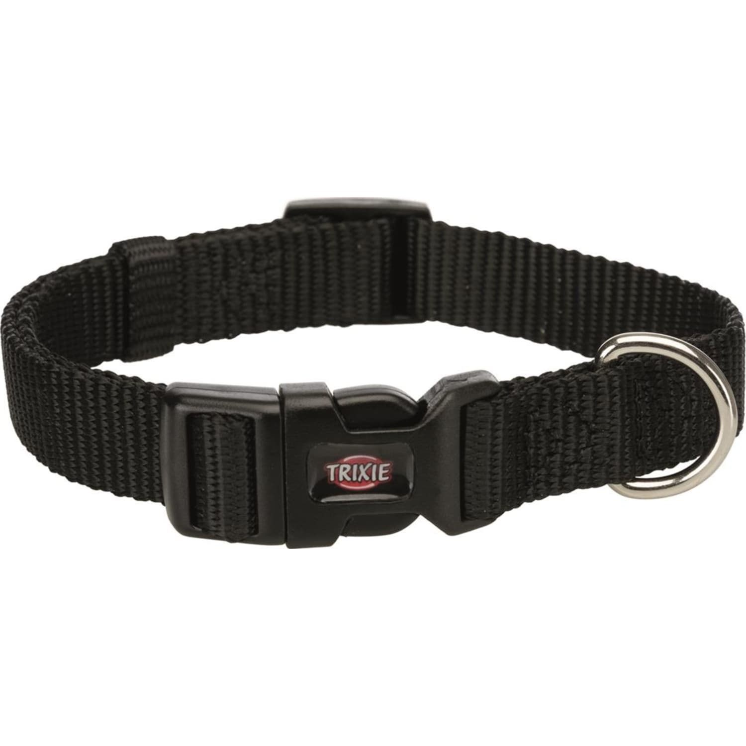 Halsbånd Premium med hurtiglås 10 mm XS/S 22–35 cm Sort