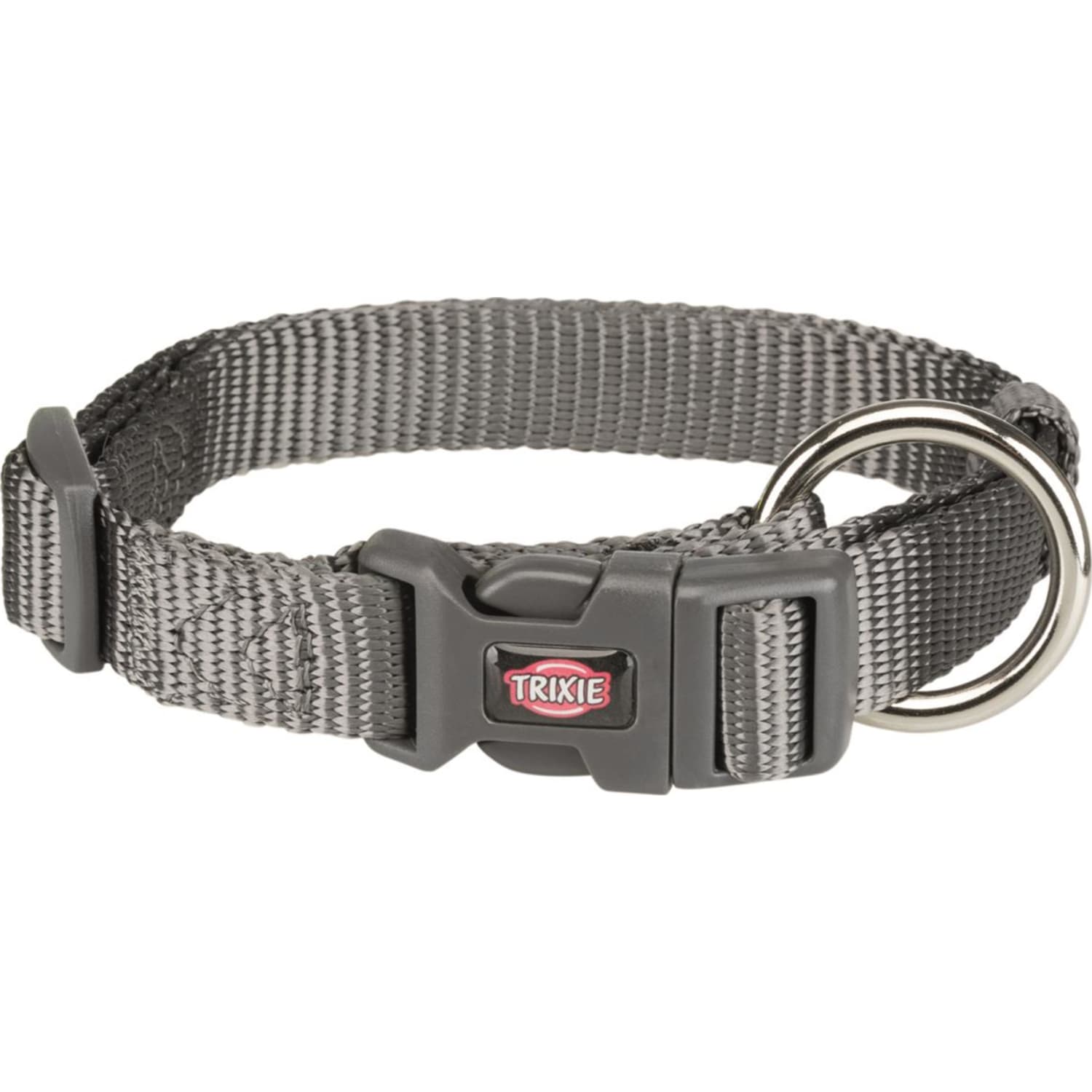 Halsbånd Premium med hurtiglås 20 mm M/L 35–55 cm Grafitt grå