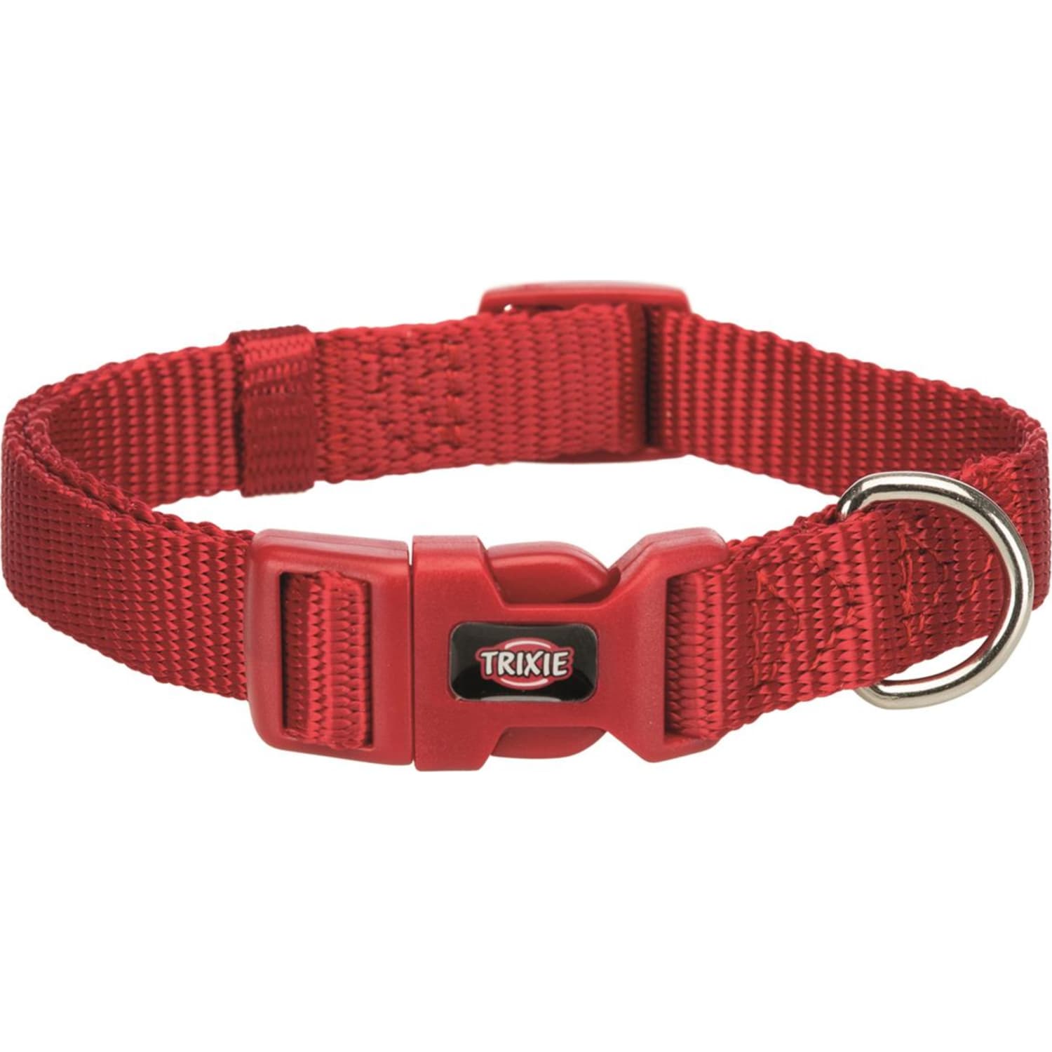 Halsbånd Premium med hurtiglås 10 mm XXS/XS 15–25 cm Rød