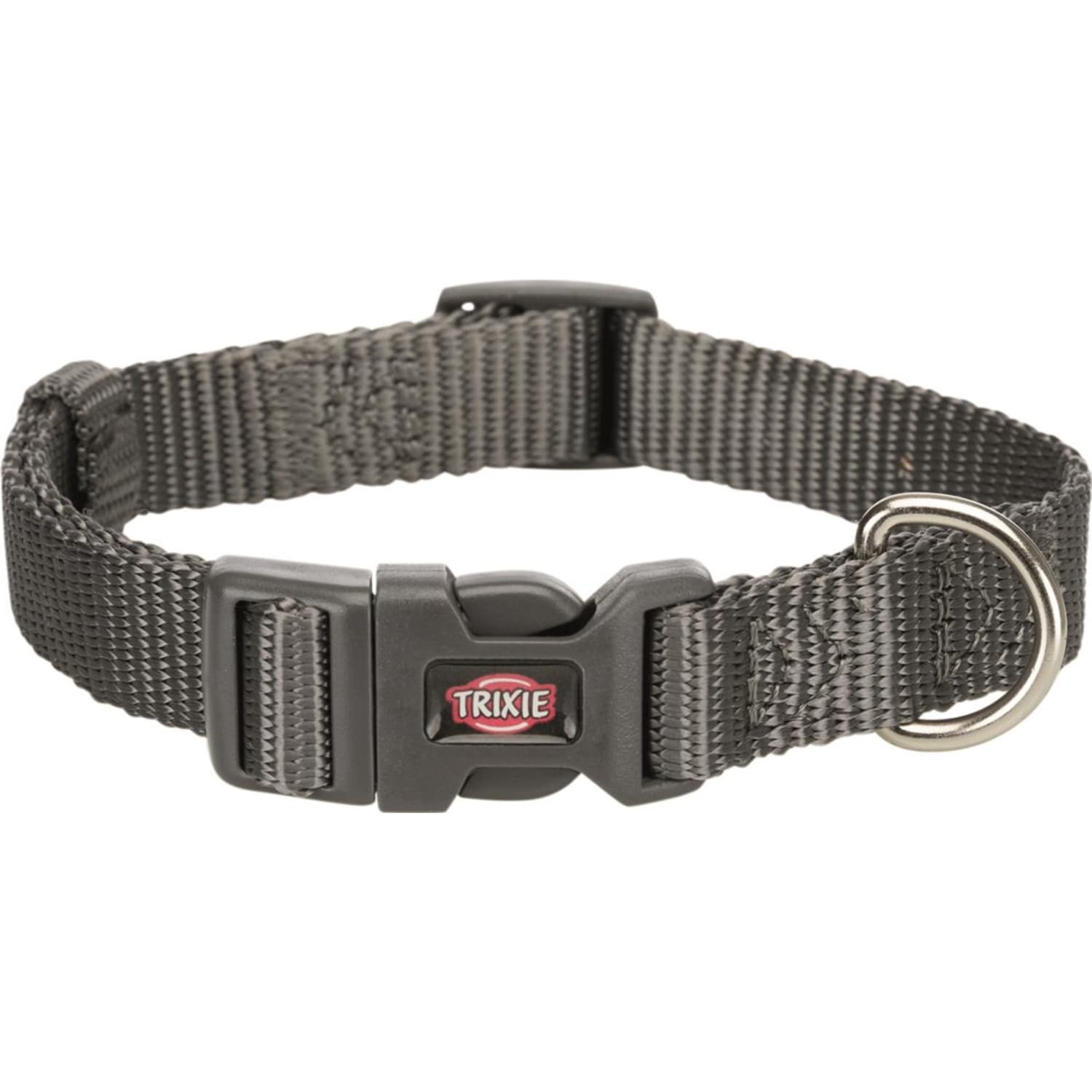 Halsbånd Premium med hurtiglås 10 mm XXS/XS 15–25 cm Grafitt grå