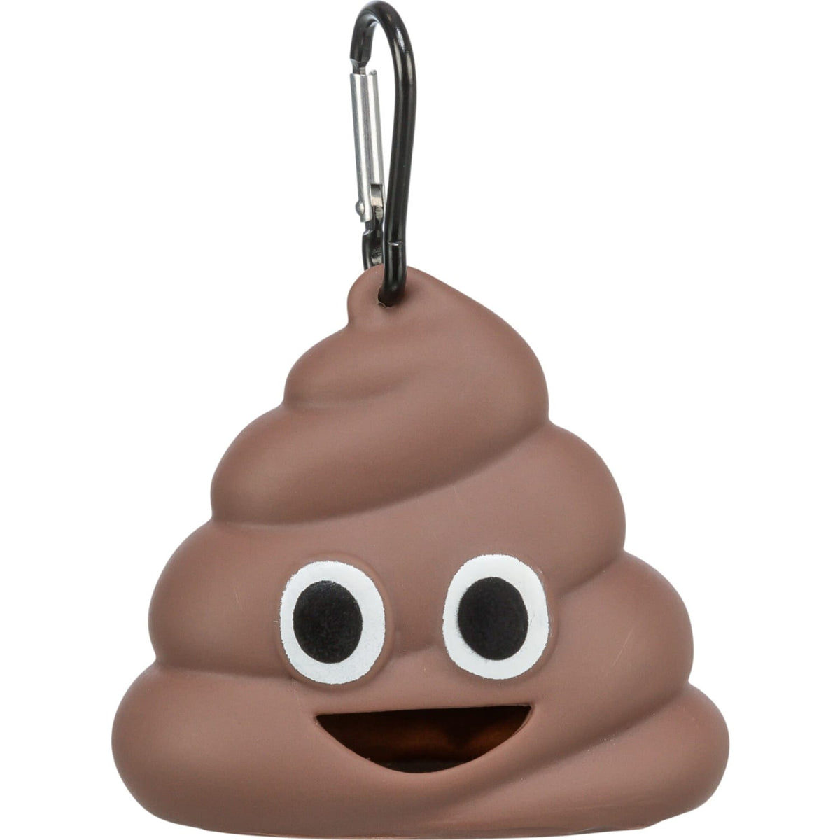 Hundeposeholder silikon poop 8 × 5 cm 15 hundeposer brun