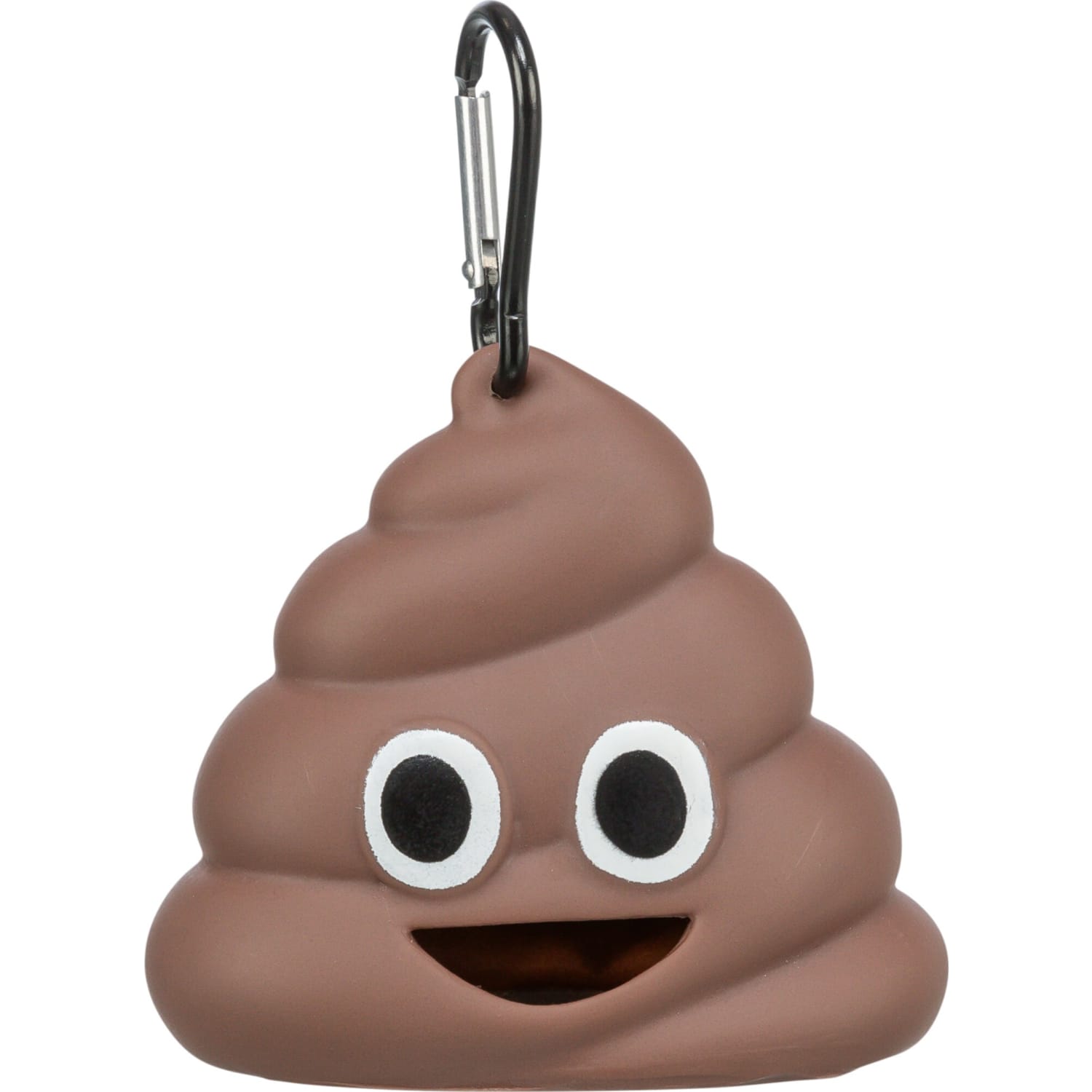 Hundeposeholder silikon poop 8 × 5 cm 15 hundeposer brun
