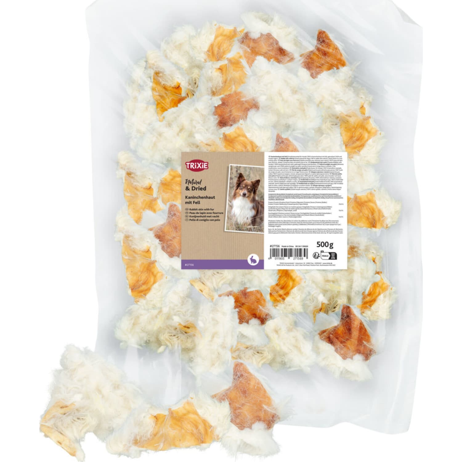 Trixie kaninhud med pels 500 g