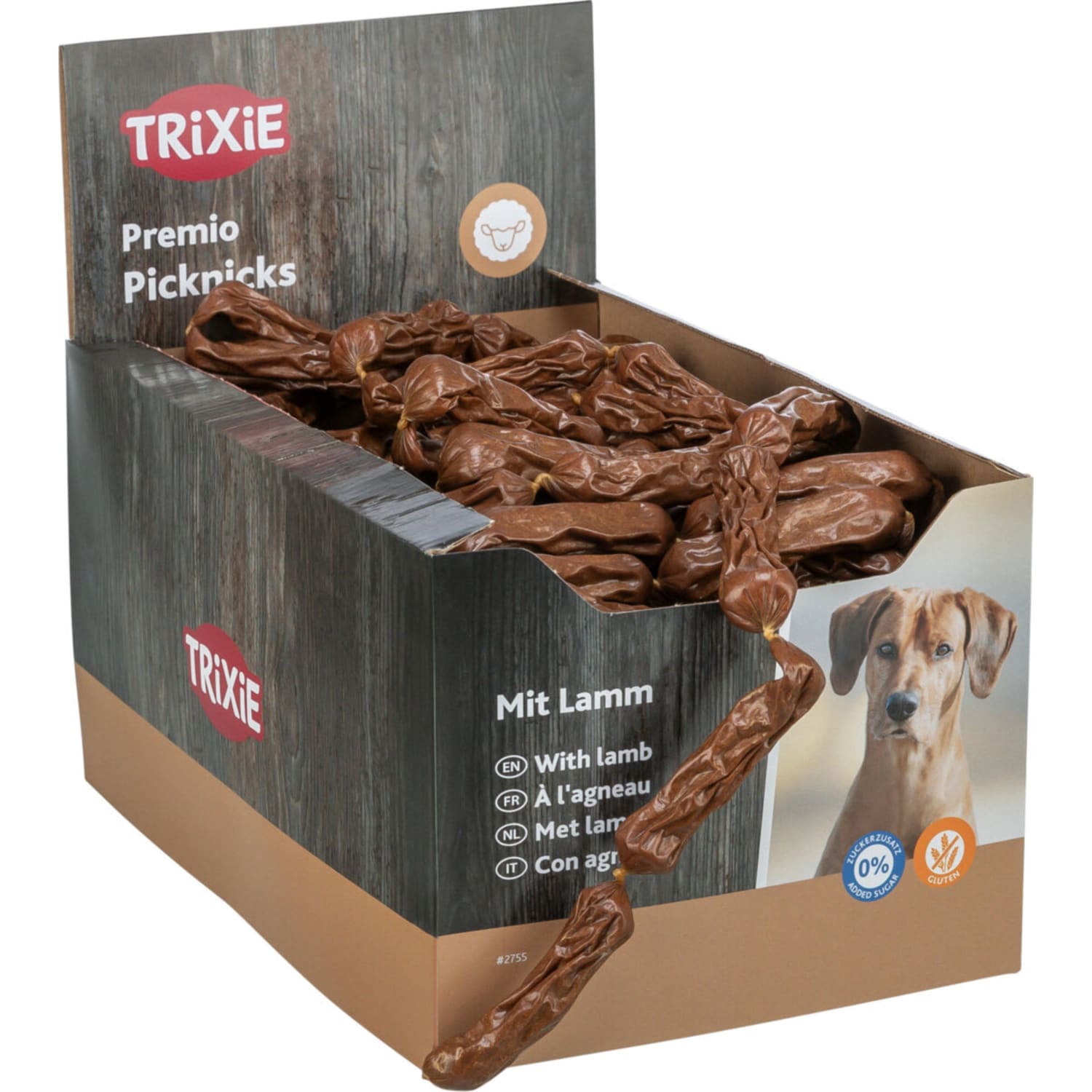 Trixie pølser i snor med lam