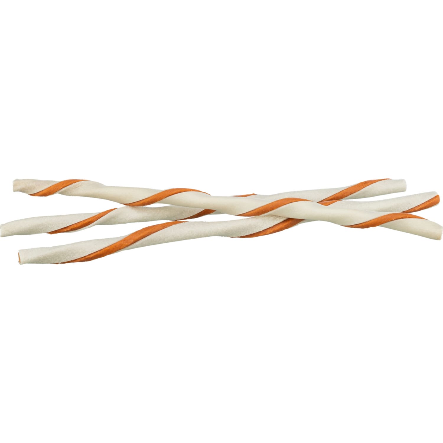 Trixie twisters med råhud fyldt med kylling 34 cm 40 g (løsvekt)