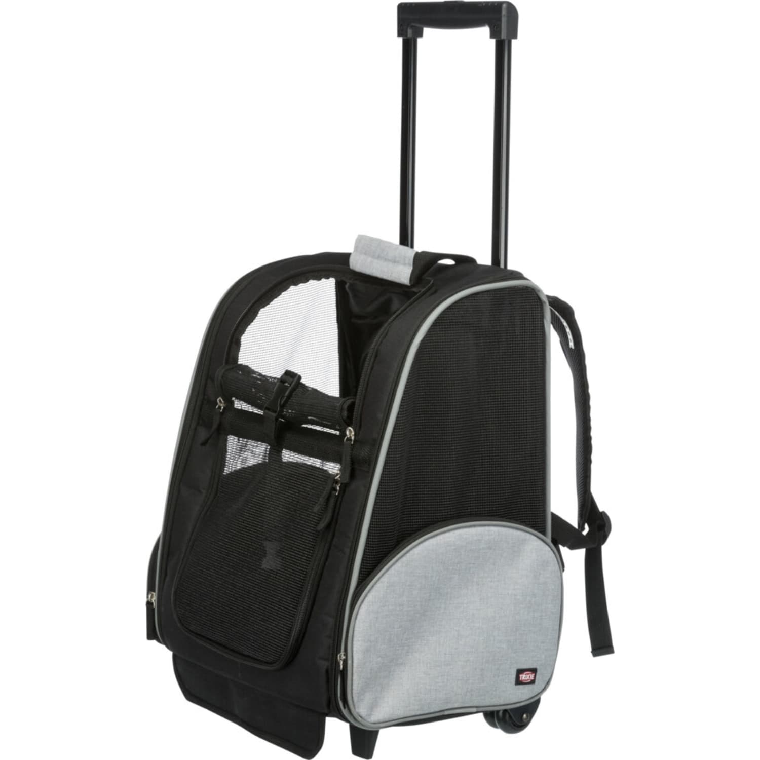 Transportbag trolley polyester 36 × 27 × 50 cm max 8 kg grå/sort