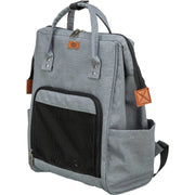 Ryggsekk ava polyester 32 × 42 × 20 cm max 10 kg grå