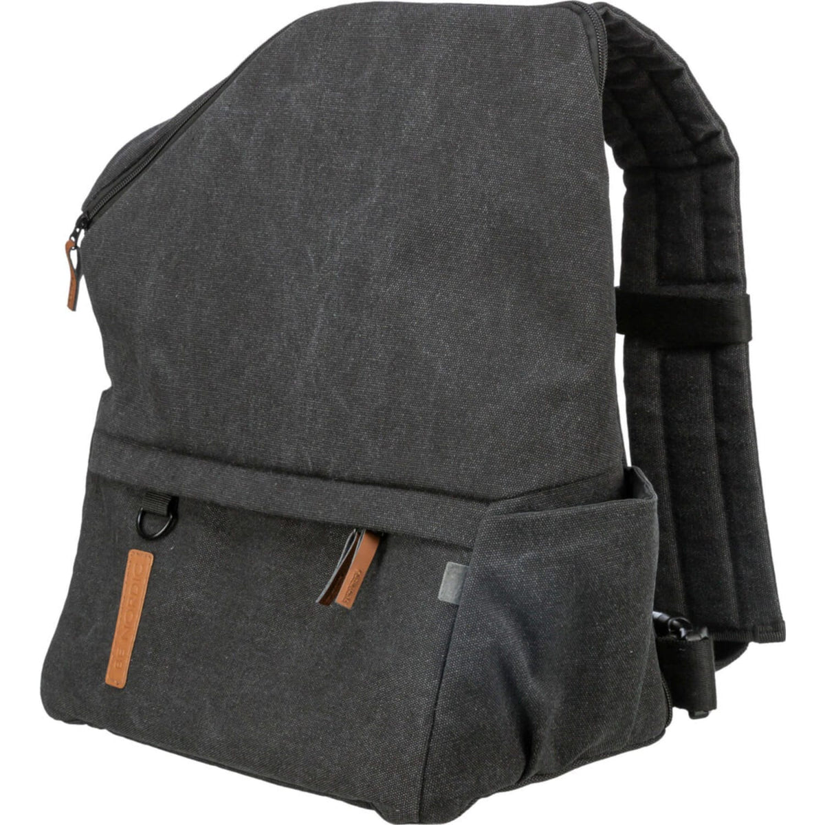 Ryggsekk bjorn bomull polyester 35 × 20 × 40 cm svart