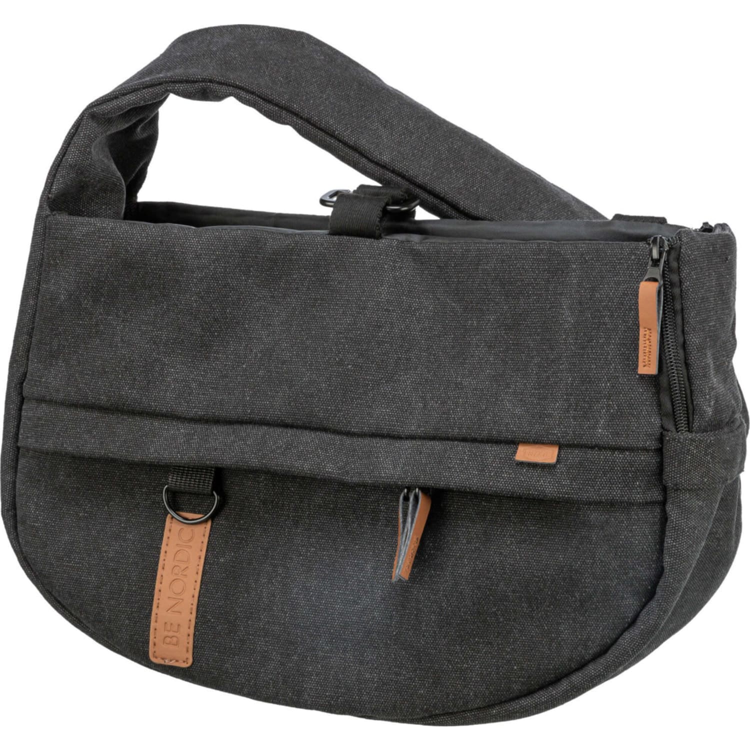 Transportveske ingrid Be nordic canvas sort 40 × 15 × 30 cm
