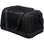 Transportbag plane airline polyester 44 × 28 × 25 cm max 7 kg sort