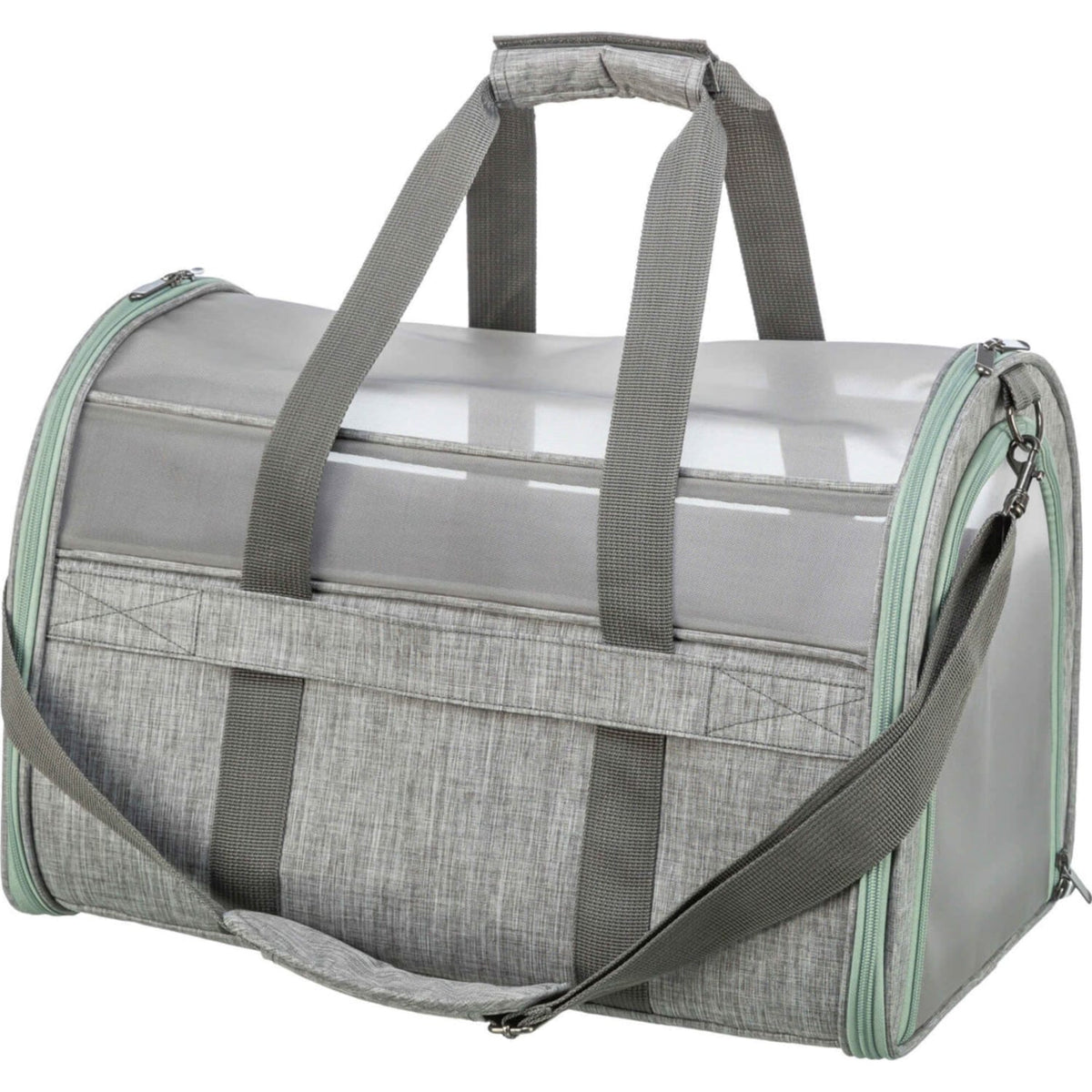 Transportbag dillon 33 × 32 × 54 cm max 10 kg grå/mint