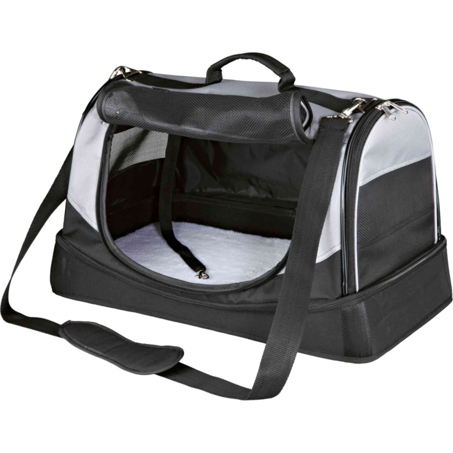 Transportbag seng holly polyester 50 × 30 × 30 cm max 15 kg grå/sort