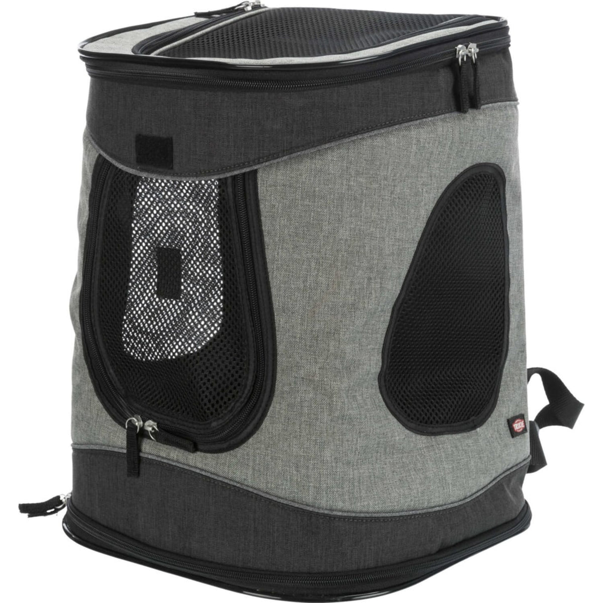 Ryggsekk timon polyester 34 × 30 × 44 cm max 12 kg grå/svart