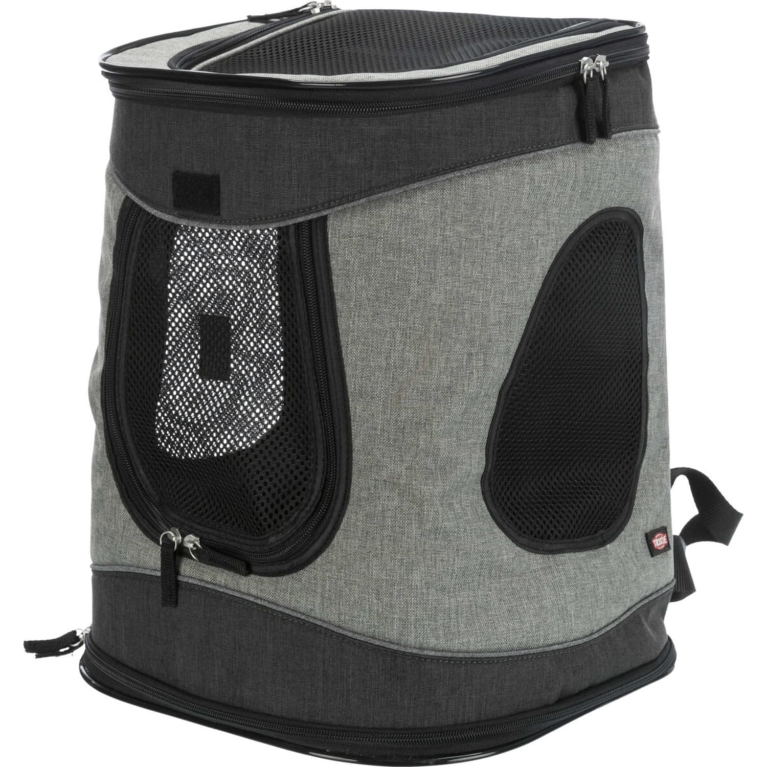 Ryggsekk timon polyester 34 × 30 × 44 cm max 12 kg grå/svart