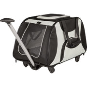 Transportbag trolley polyester hjul 67 × 34 × 47 cm max 21 kg grå/sort