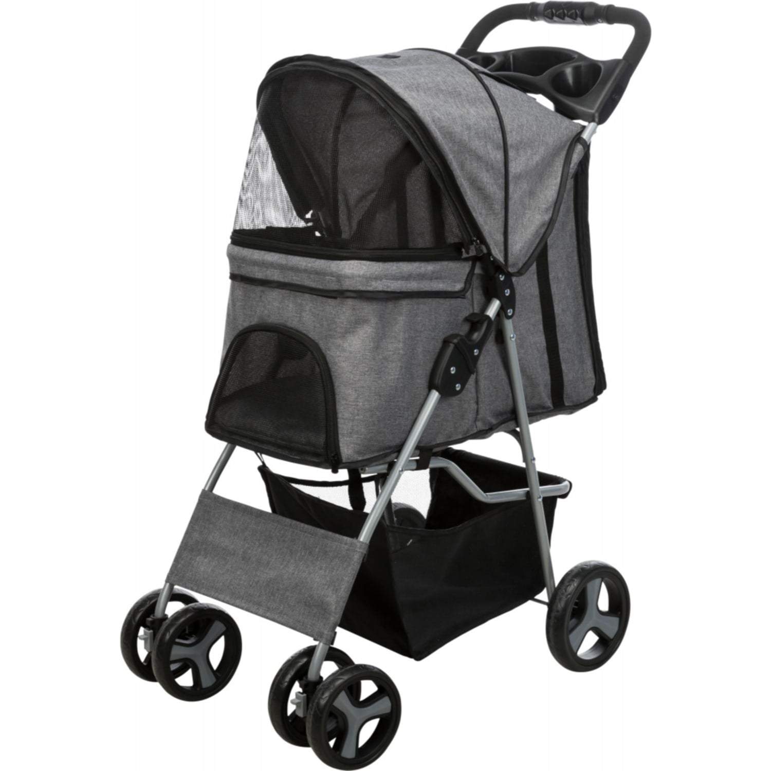 Vogn buggy 80 × 47 × 100 cm maks 15 kg Grå
