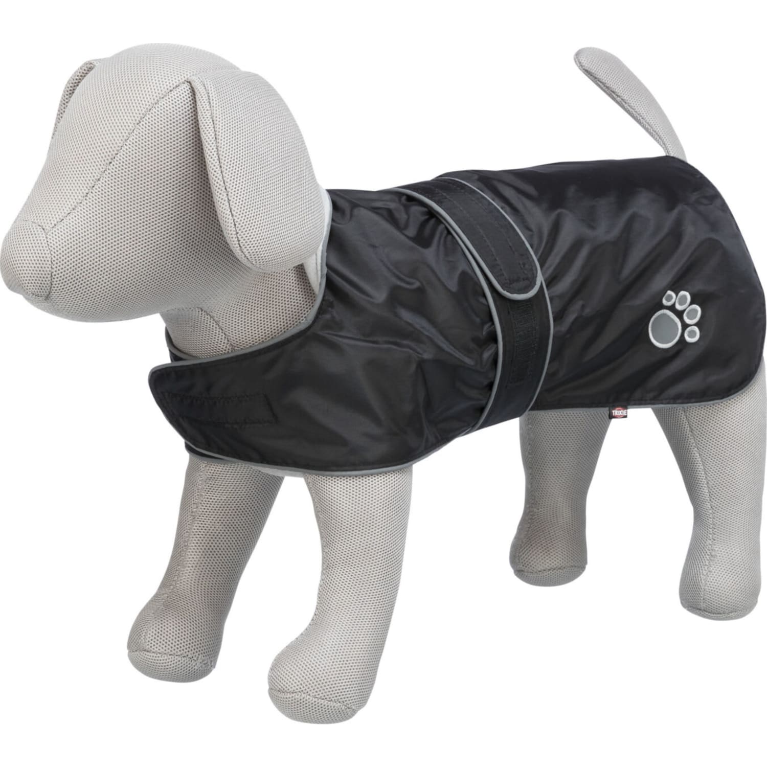 Hundedekken orlèans refleks sort M 50 cm