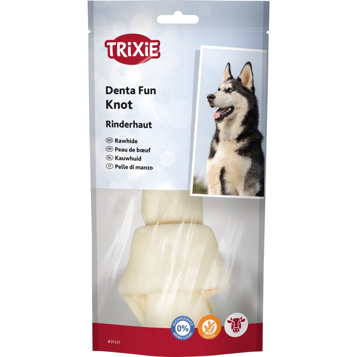 Trixie tyggebein knute/natur 16 cm 110 g