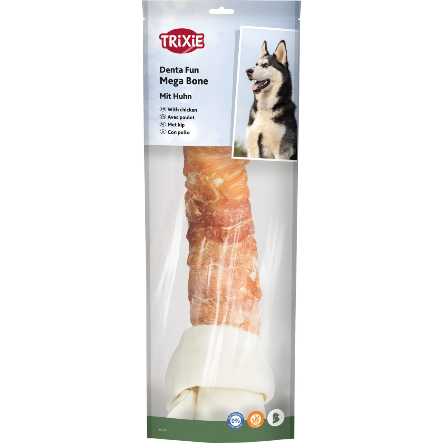 Trixie tyggebein med kyllingfilet 40 cm 500 g