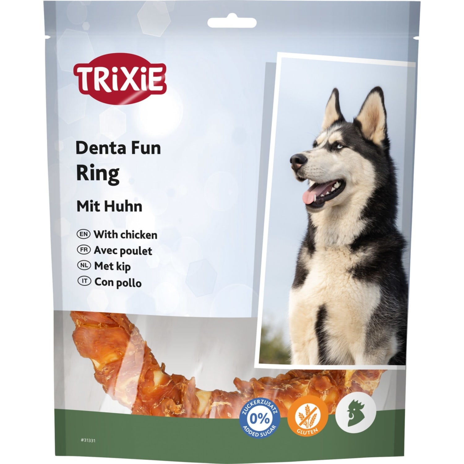 Trixie tyggering natur med kyllingfilet ø 20 cm 225 g