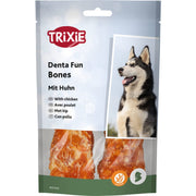 Trixie tyggebein drumstick natur med kyllingfilet 2 × 60 g 11 cm