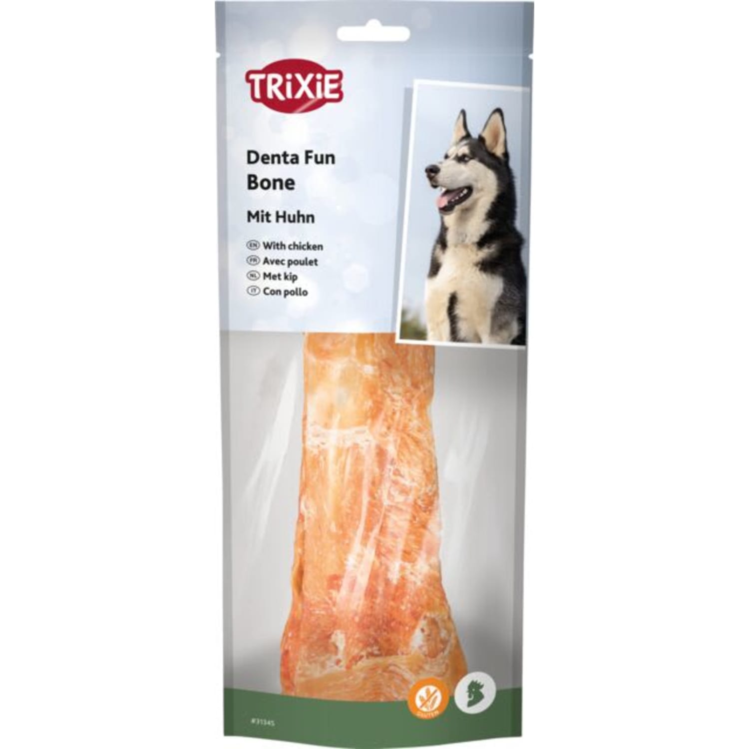 Trixie tyggebein drumstick natur med kyllingfilet 200 g 20 cm