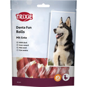 Trixie tyggerull natur med andefilet mini 6 cm 120 g
