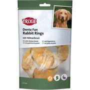 Trixie tyggering kaninhud med kyllingfilet ø 9 cm 2 stk 100 g
