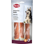 Trixie tyggerull natur med andefilet 3 stk 17 cm 140 g