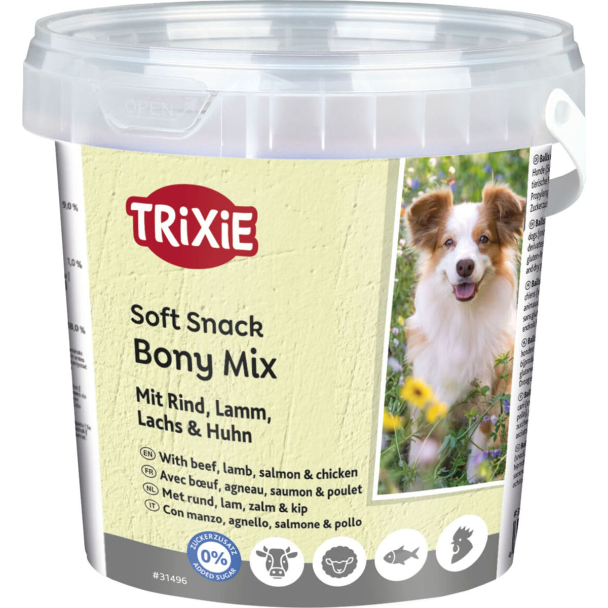 Trixie bony Mix med biff, lam, laks og kylling 500 g