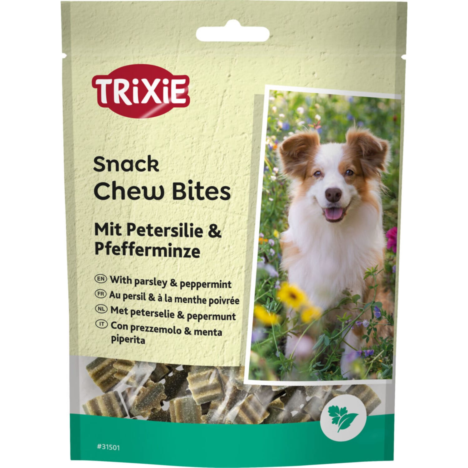 Trixie Denta Fun Chew Bites med persille og peppermynte 150 g