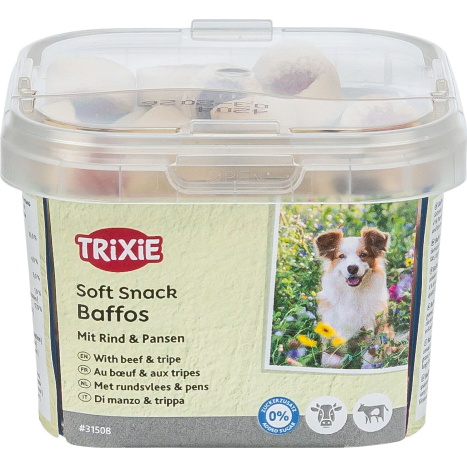 Trixie baffos med oksekjøtt og innmat 140 g
