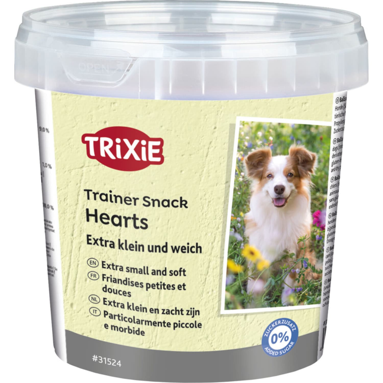 Trixie trainer Snack mini hearts med kylling,Lam og laks 200 g