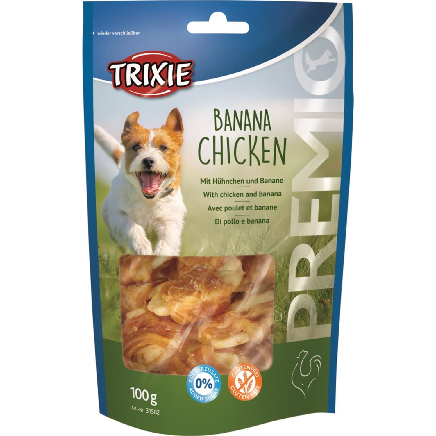 Trixie banana Chicken Snacks 100 g
