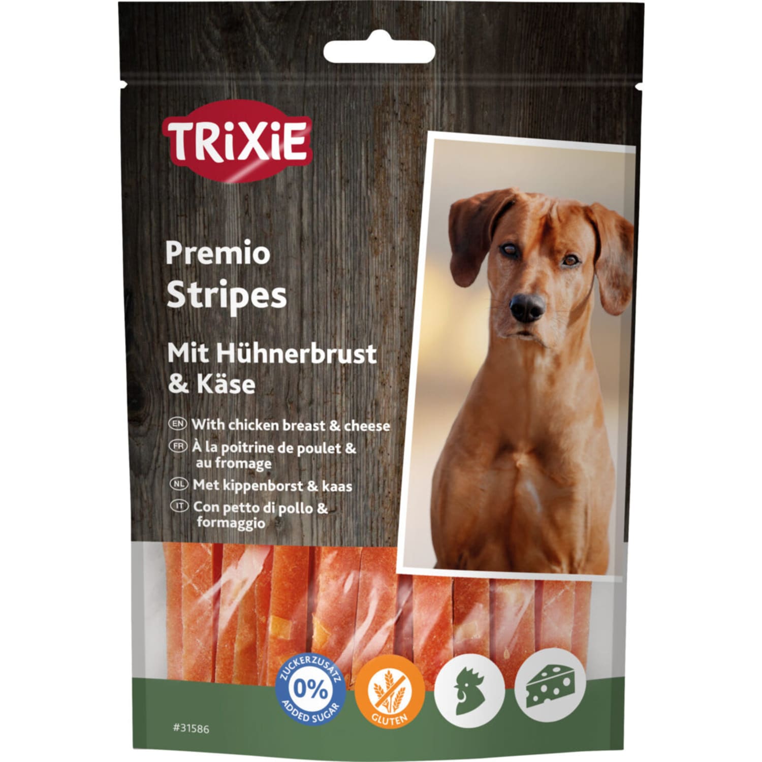 Trixie Chicken cheese stripes 100 g