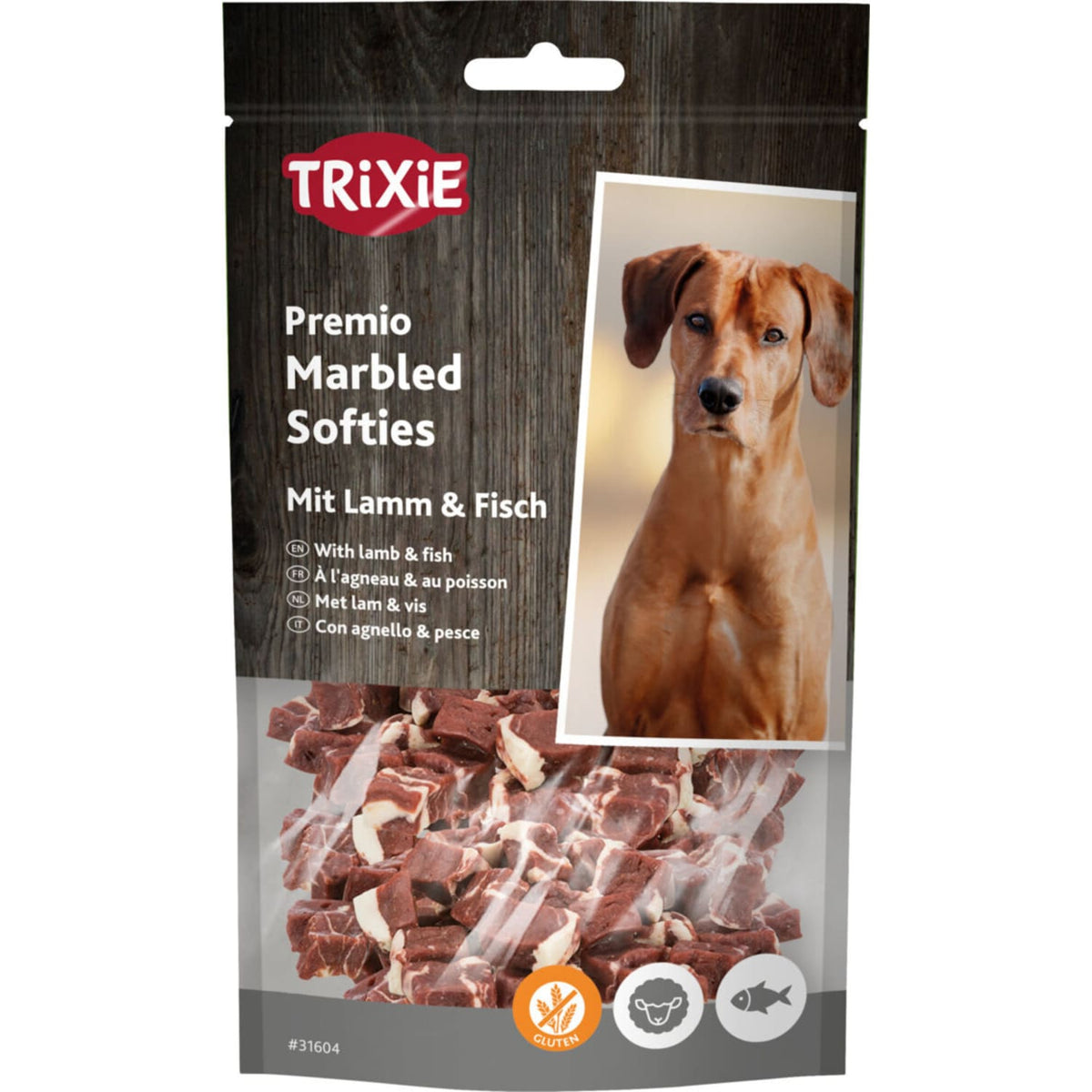 Trixie Premio Marbled Softies med lam og fisk 100 g (72% kjøtt og 8% fisk)