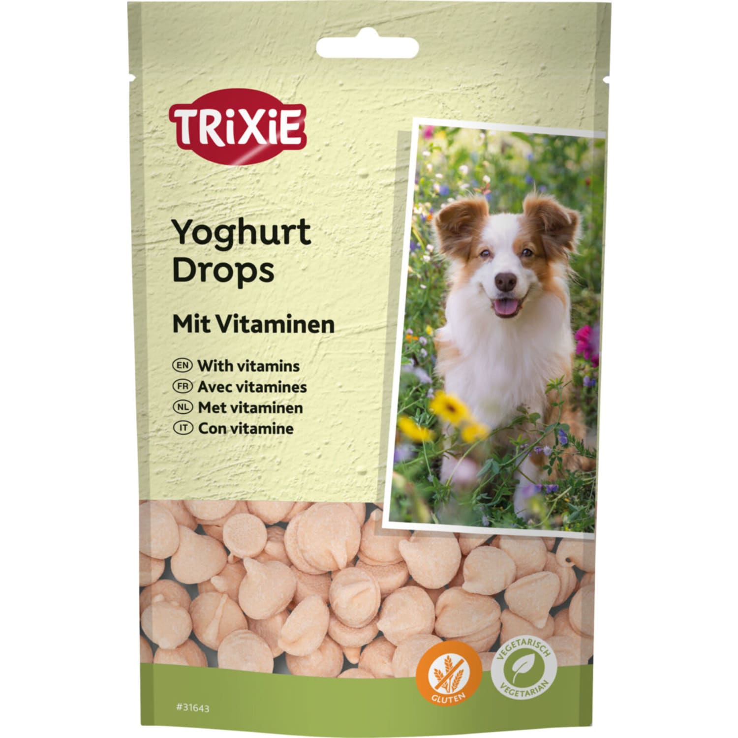 Trixie vitamindrops med yoghurt 200 g