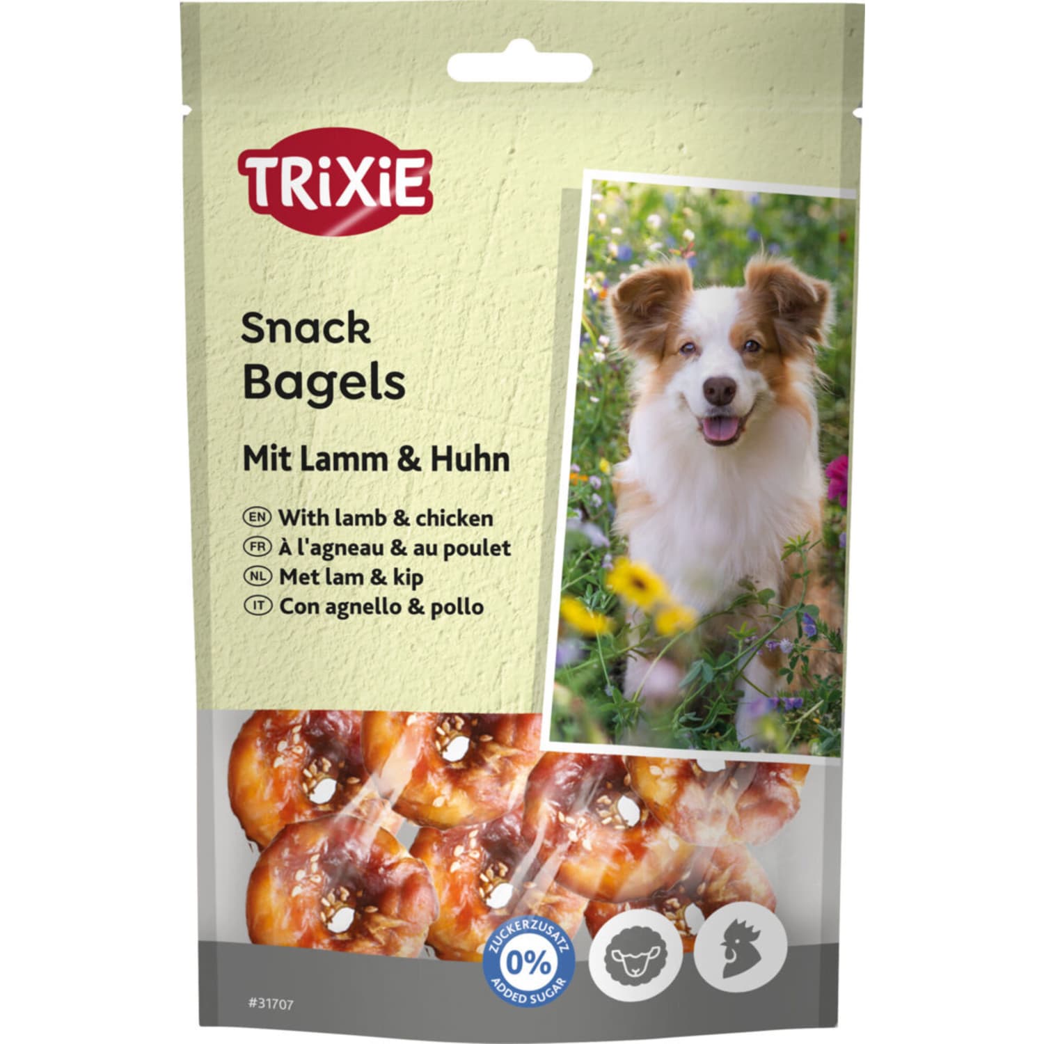 Trixie lam & Chicken Bagels 100 g