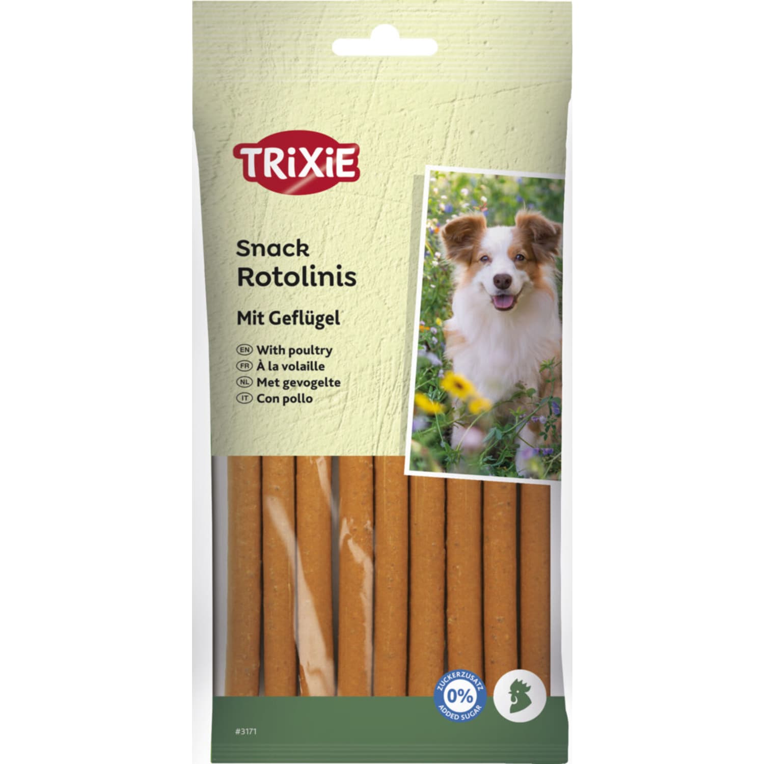 Trixie rotolinis med fugl 12 stk 12 cm 120 g