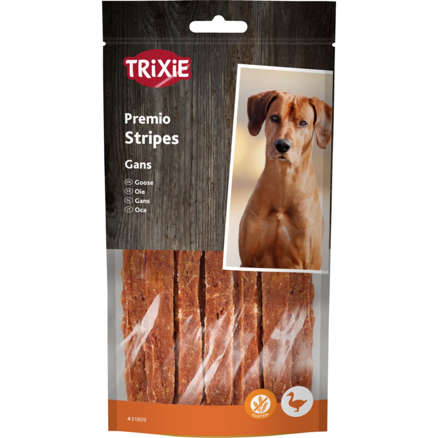 Trixie Premio goose stripes 65 g med gås 70% kjøtt