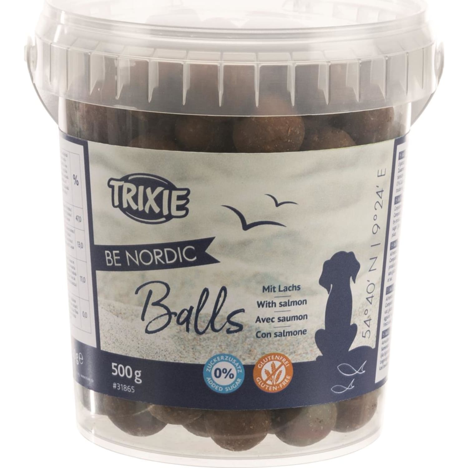 Trixie salmon balls BE NORDIC (67% fisk) 500 g